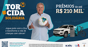 Icatu Seguros e ex-jogador Zico: recursos para o Instituto Ronald McDonald